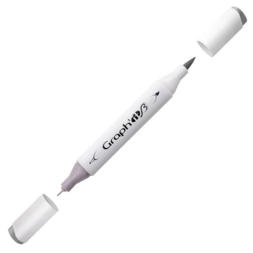 Graph'it Twin Brush Marker GI89506 Neutral Grå 6 alkoholbaseret tusser
