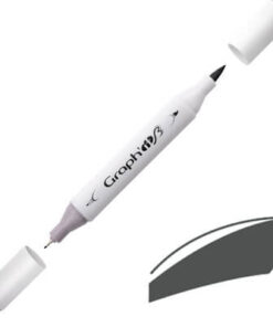 Graph'it Twin Brush Markers GI89507 Neutral Grå 7 alkoholbaseret tusser