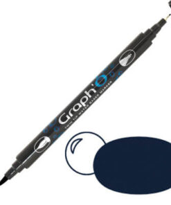 GRAPH'O Twin Tip Marker GO09109 Cool Grey Dark vandbaserede tusser
