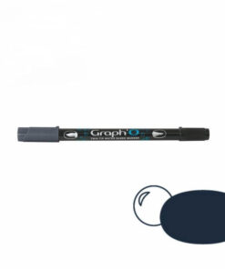 GRAPH'O Twin Tip Marker GO09109 Cool Grey Dark vandbaserede tusser