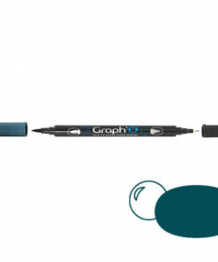 GRAPH'O Twin Tip Marker GO07235 Corsican Blue vandbaserede tusser