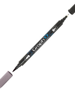 GRAPH'O Twin Tip Marker GO06290 Granit vandbaserede tusser