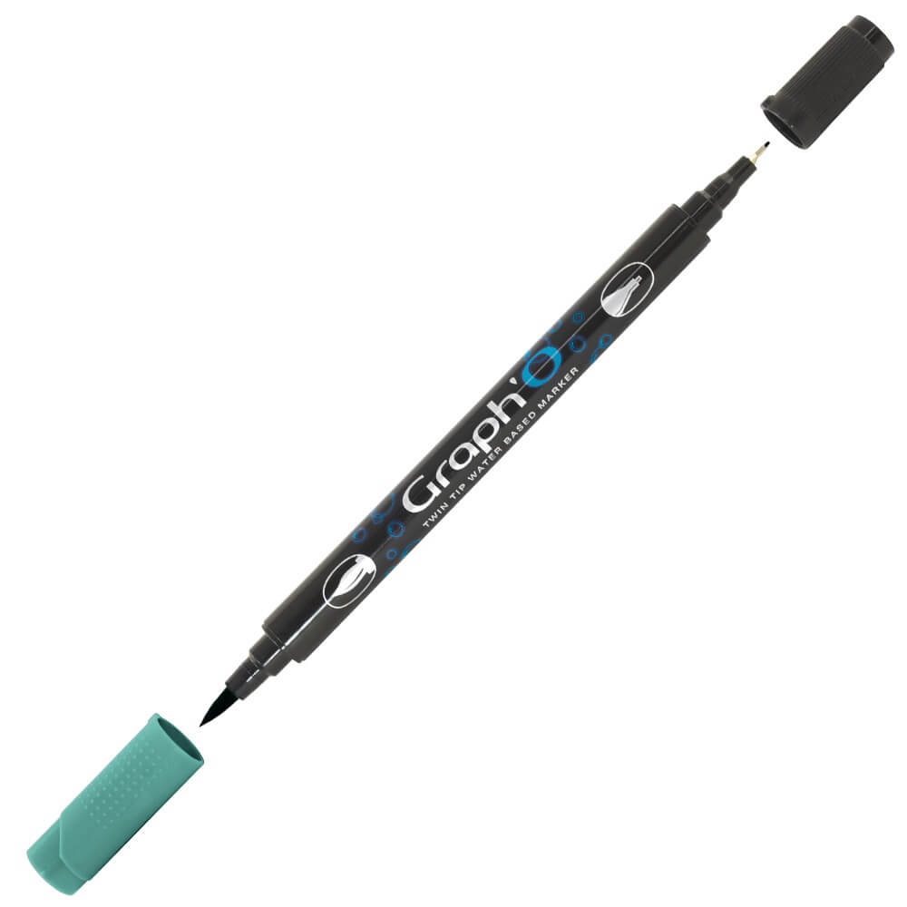 GRAPH'O Twin Tip Marker GO07260 Indian Ocean vandbaserede tusser