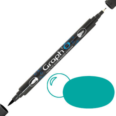 GRAPH'O Twin Tip Marker GO07260 Indian Ocean vandbaserede tusser