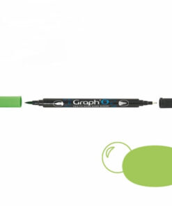 GRAPH'O Twin Tip Marker GO08260 Lime vandbaserede tusser
