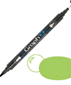 GRAPH'O Twin Tip Marker GO08260 Lime vandbaserede tusser