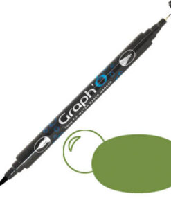 GRAPH'O Twin Tip Marker GO08280 Military vandbaserede tusser