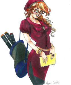 GRAPH'O Twin Tip Marker GO08280 Military vandbaserede tusser