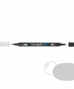 GRAPH'O Twin Tip Marker GO09503 Neutral Grey Light 3 vandbaserede tusser