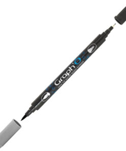 GRAPH'O Twin Tip Marker GO09504 Neutral Grey Medium vandbaserede tusser