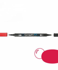 GRAPH'O Twin Tip Marker GO05245 Ruby vandbaserede tusser