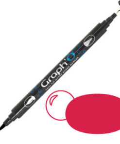 GRAPH'O Twin Tip Marker GO05245 Ruby vandbaserede tusser