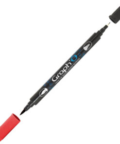 GRAPH'O Twin Tip Marker GO05245 Ruby vandbaserede tusser