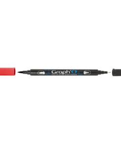GRAPH'O Twin Tip Marker GO05245 Ruby vandbaserede tusser