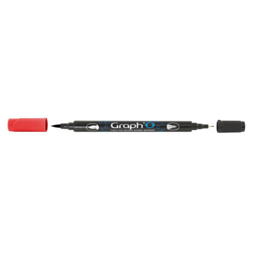 GRAPH'O Twin Tip Marker GO05245 Ruby vandbaserede tusser