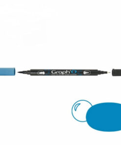 GRAPH'O Twin Tip Marker GO07165 Sapphire vandbaserede tusser