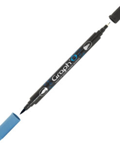 GRAPH'O Twin Tip Marker GO07165 Sapphire vandbaserede tusser