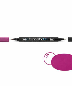 GRAPH'O Twin Tip Marker GO05180 Margaux vandbaseret tus fra Graph’It packshot med farveprøve