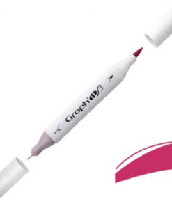 Graph'it Twin Brush Markers GI85280 Burgundy alkoholbaseret tusser