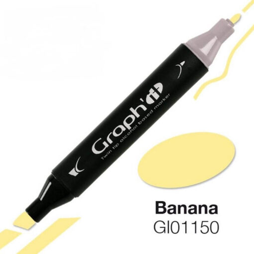 GRAPH'IT Twin Tip Marker GI01150 banana tusser