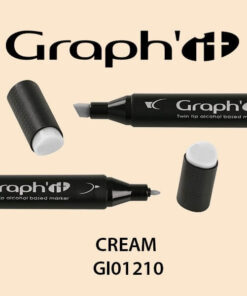 GRAPH'IT Twin Tip Marker GI01210 Cream tusser