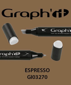 GRAPH'IT Twin Tip Marker GI03270 Espresso tusser