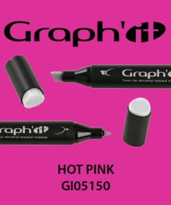 GRAPH'IT Twin Tip Marker GI05150 Hot Pink tusser