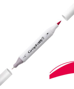 Graph'it Twin Brush Markers GI85245 Ruby alkoholbaseret tusser