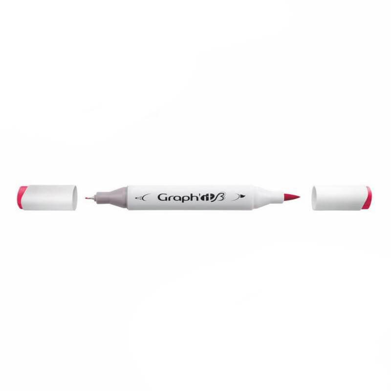 Graph'it Twin Brush Markers GI85245 Ruby alkoholbaseret tusser