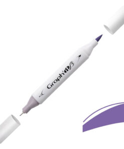 Graph'it Twin Brush Markers GI86140 Lavender alkoholbaseret tusser