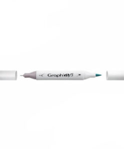 Graph'it Twin Brush Markers GI87150 Cyan alkoholbaseret tusser