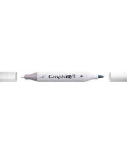 Graph'it Twin Brush Markers GI87175 Cobalt alkoholbaseret tusser