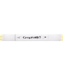 Graph'it Twin Tip Brush Markers Lemon GI81130 alkoholbaseret tusser