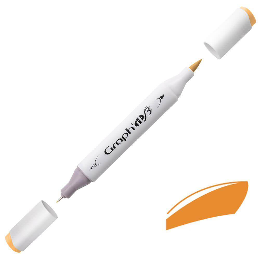 Graph'it Twin Brush Markers GI82102 Melon alkoholbaseret tusser