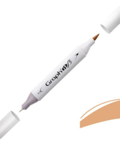Graph'it Twin Brush Markers GI83040 Basic Brown 3 alkoholbaseret tusser