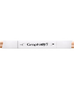 Graph'it Twin Brush Markers GI83040 Basic Brown 3 alkoholbaseret tusser