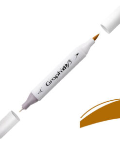 Graph'it Twin Brush Markers GI83050 Basic Brown 4 alkoholbaseret tusser