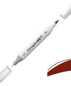 Graph'it Twin Brush Markers GI83060 Basic Brown 5 alkoholbaseret tusser