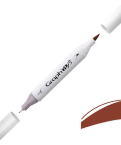 Graph'it Twin Brush Markers GI83180 Cacao alkoholbaseret tusser