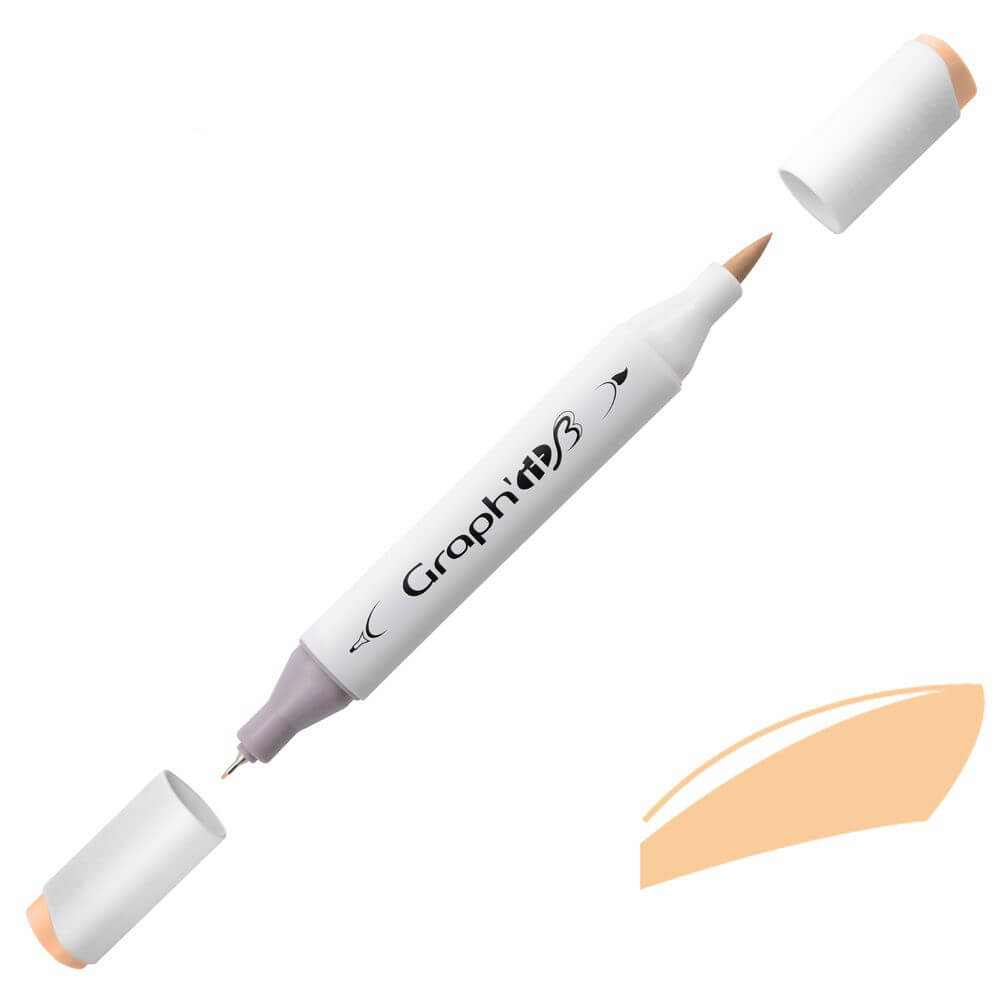 Graph'it Twin Brush Markers GI84170 Light Caramel alkoholbaseret tusser