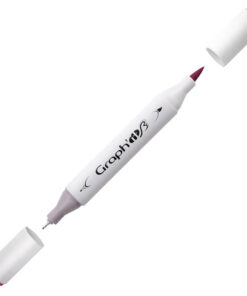 Graph'it Twin Brush Markers GI85280 Burgundy alkoholbaseret tusser