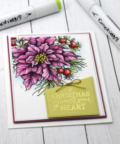 Graph'it Twin Brush Markers GI85280 Burgundy alkoholbaseret tusser