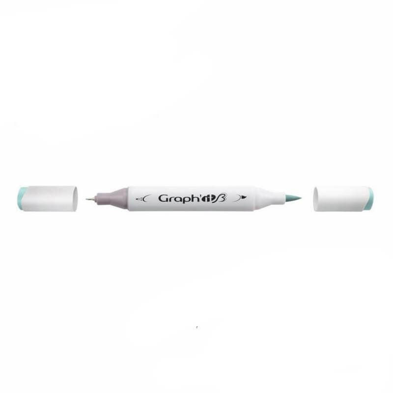 Graph'it Twin Brush Markers GI87220 Fresh Mint alkoholbaseret tusser