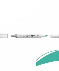 Graph'it Twin Brush Markers GI87240 Turquoise alkoholbaseret tusser
