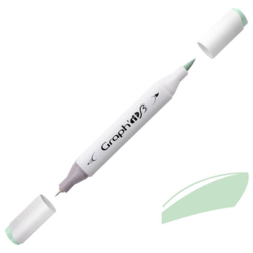 Graph'it Twin Brush Markers GI88125 Jade alkoholbaseret tusser