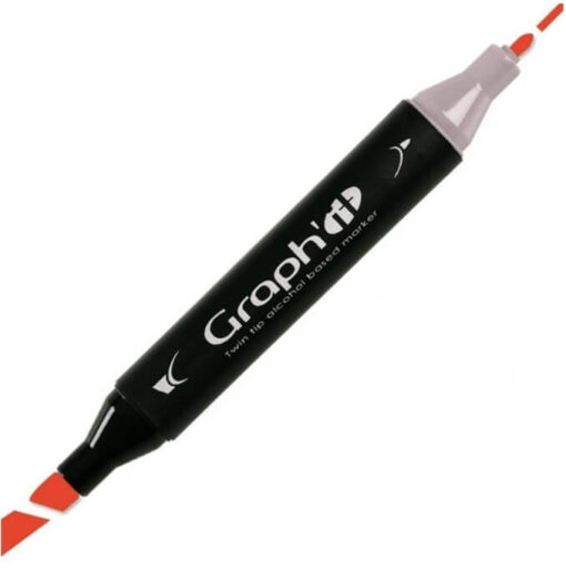 Graph'IT Twin Tip Marker GI02170 Paprika Alkoholbaserede Penseltusser