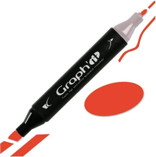Graph'IT Twin Tip Marker GI02170 Paprika Alkoholbaserede Penseltusser