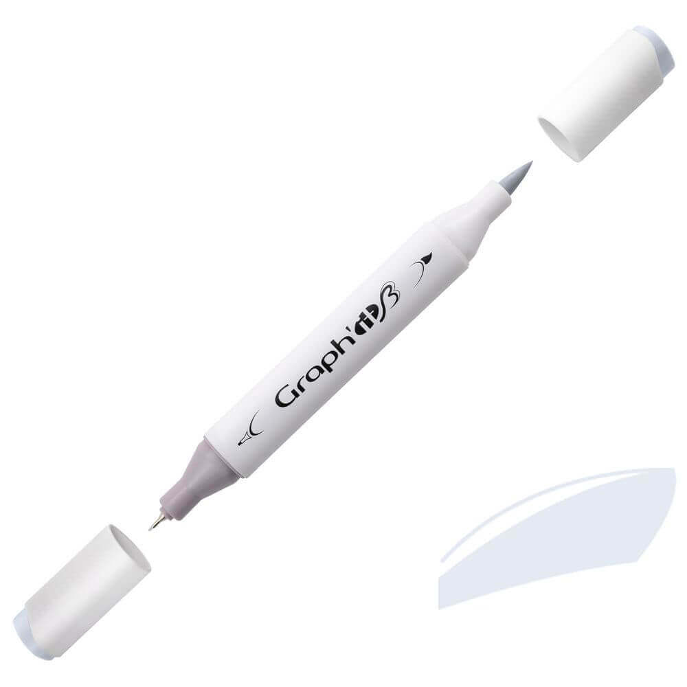 Graph'it Twin Brush Markers GI89102 Cool Grey 2 alkoholbaseret tusser