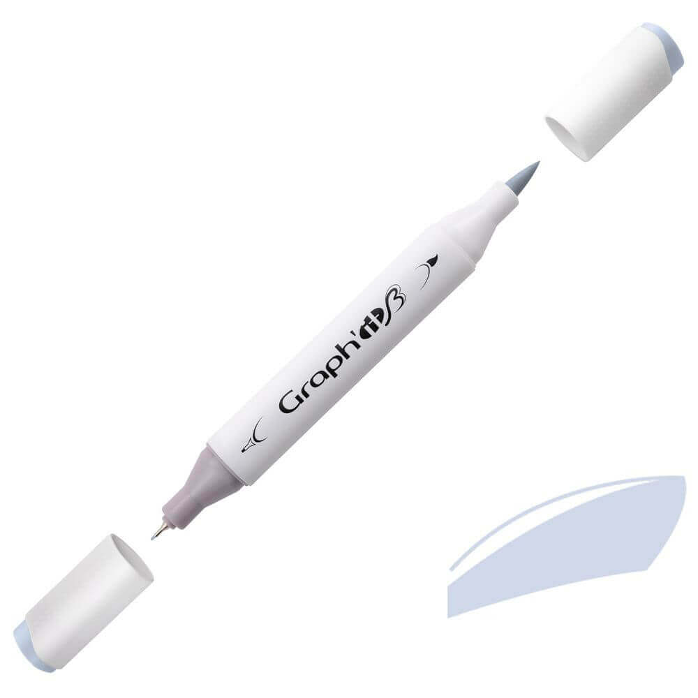 Graph'it Twin Brush Markers GI89103 Cool Grey 3 alkoholbaseret tusser