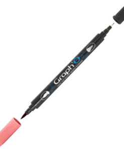 GRAPH'O Twin Tip Marker GO05210 Coral vandbaserede tusser